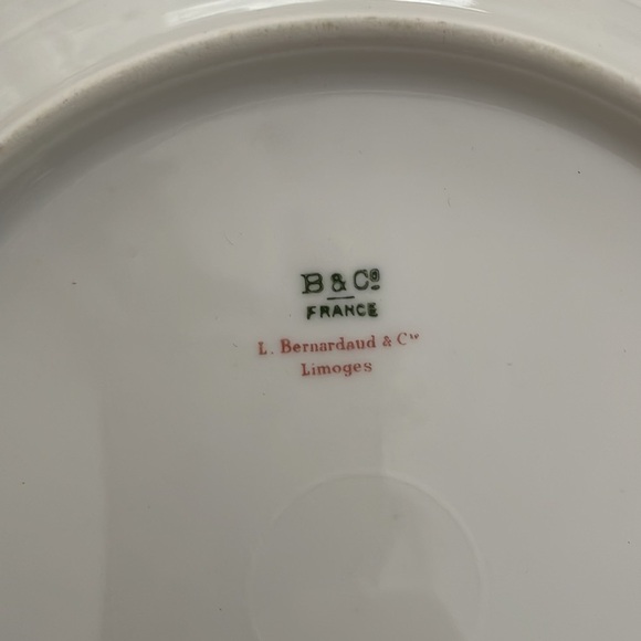 Vintage Limoges France salad plates set of 8 - Picture 5 of 5
